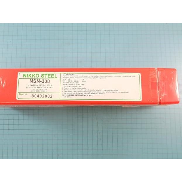 ➮ NIKKO STEEL NSN-308 2MM KAWAT LAS STAINLESS NSN308 ➴