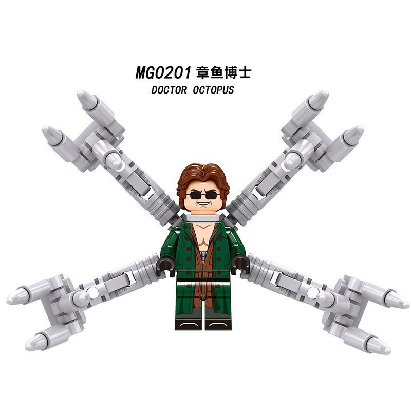 Mainan Anak Lego Iron Man Minifigure Murah WM6063 Ironman Minifigures Marvel Avengers Bricks Figure doctor strange wasp antman warmachine scarlet witch thor superman-Doct Octopus MG0201