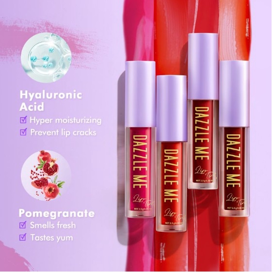 DAZZLE ME Ink-Licious Lip Tint  | Mattedorable Long Lasting Liptint Hyper Moisturizing Lip Stain