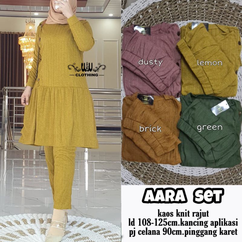 AARA SET// SETELAN WANITA ORIGINAL BY W&amp;W