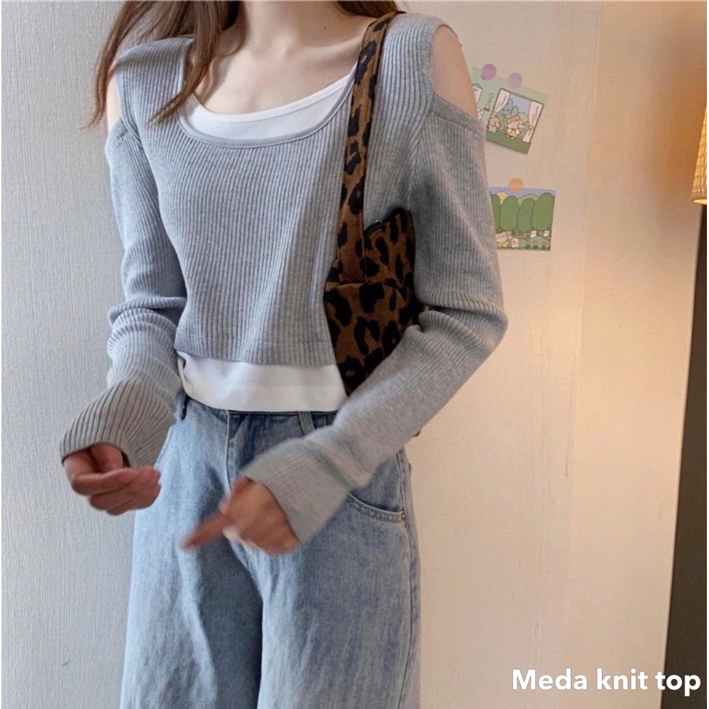 Meda knit top - Thejanclothes