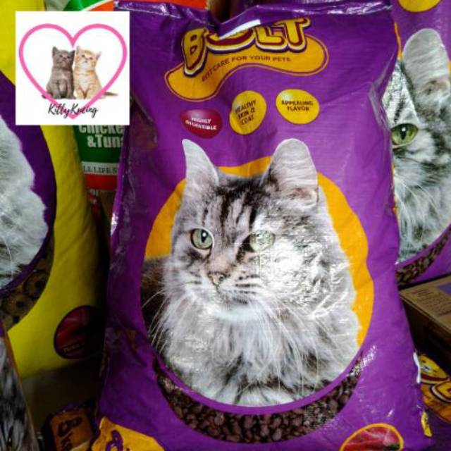 Makanan Kucing Bolt Tuna 8kg Karung Murah Shopee Indonesia