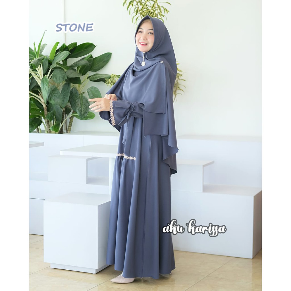 [READY] GAMIS ZAINA SET SYAR'I AKU KARISSA ORI
