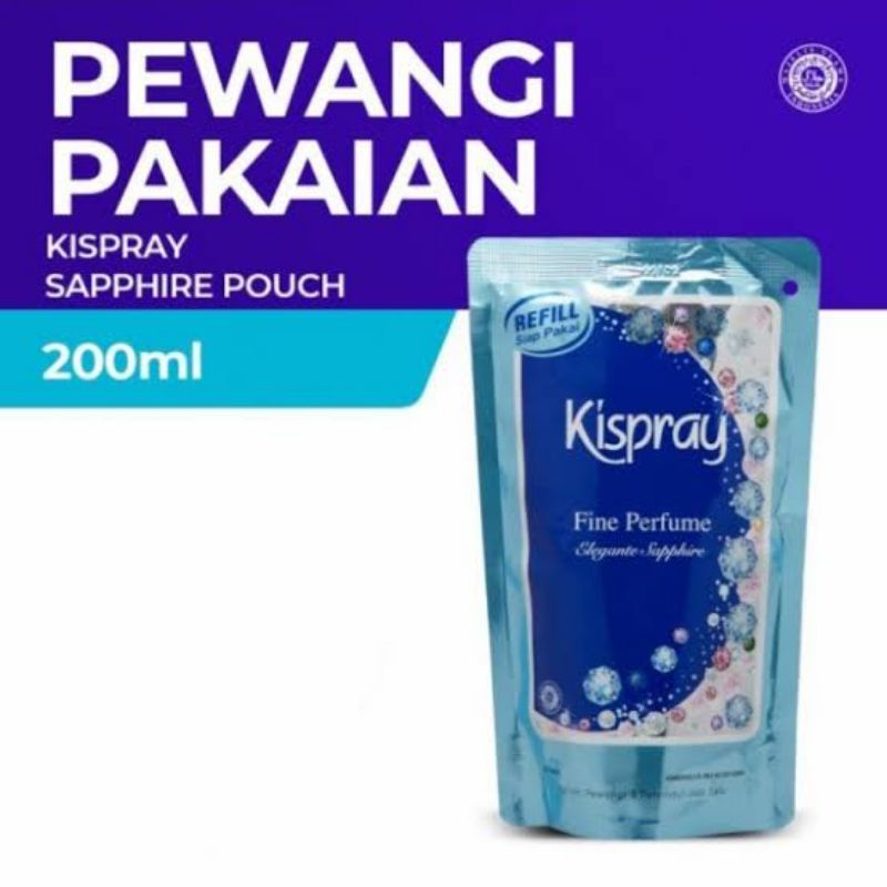 Kispray pengharum pakaian botol 318ml/refill 300ml