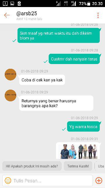 [couple Biru Saja] Srg 732 Couple Rovella Sarimbit Batik Modern Prada Kutu Baru Seragam Pesta Muslim