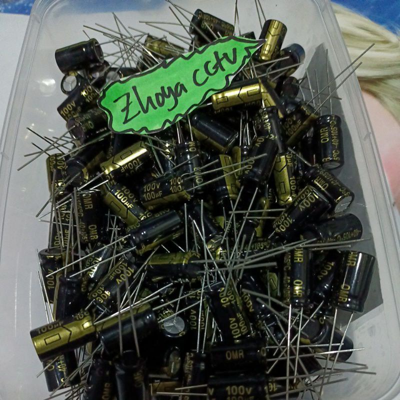 elco 100uf 100v OMR isi full