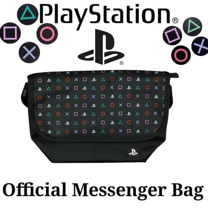 Pengiriman Cepat Playstation Official Messenger Bag Ps4 - Messenger Bag ON SALE