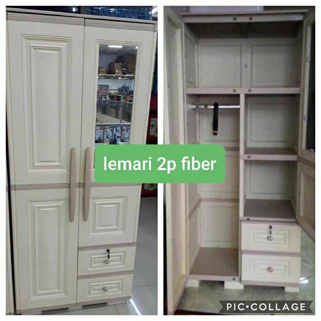 OLYMPLAST LEMARI 2 PINTU CLASSIC MODERN