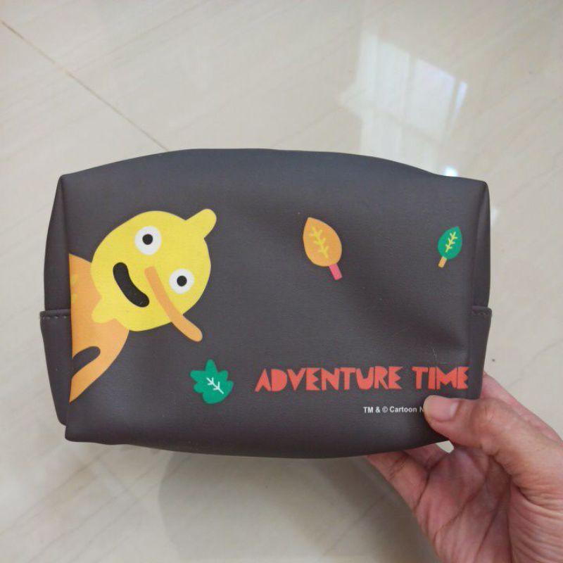 Cosmetic bag pouch miniso adventure time / tas makeup