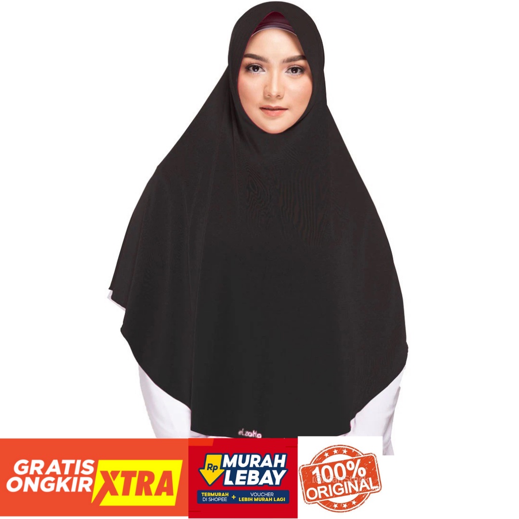 Elzatta Kerudung instan Bergo jersey spandek jumbo Zaria kirana