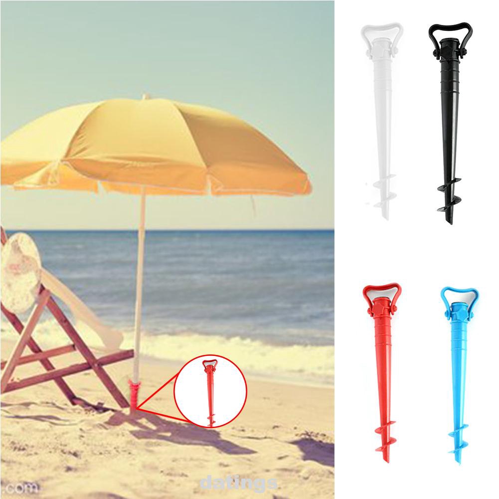 Outdoor Plastic Manual With Handle Windproof Garden Patio Ground Anchor Beach Umbrella Spike Shopee Indonesia