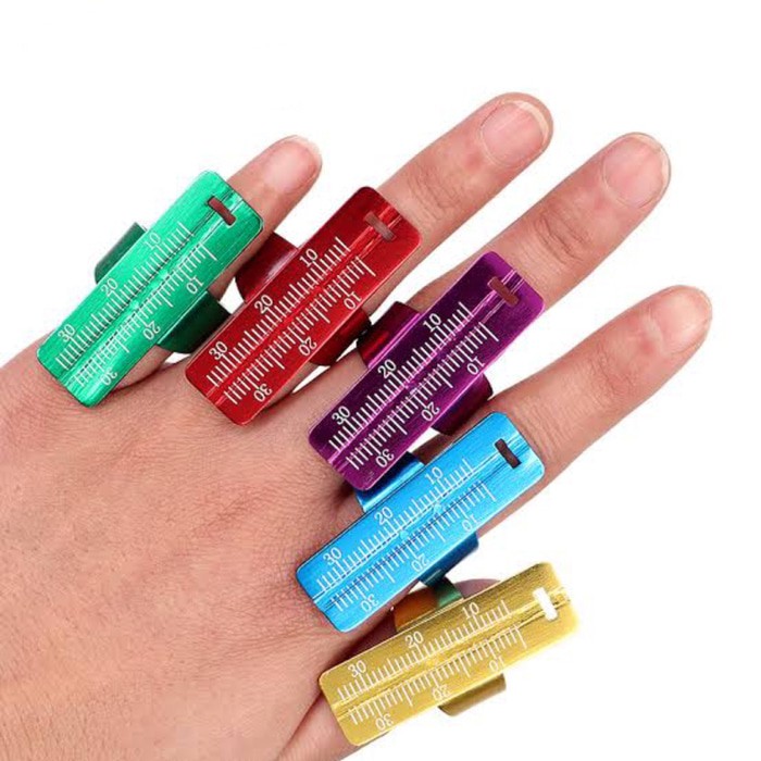 Dental Endo finger endo ruler endo ring gauge block cincin endo alat ukur kfile penggaris k-file