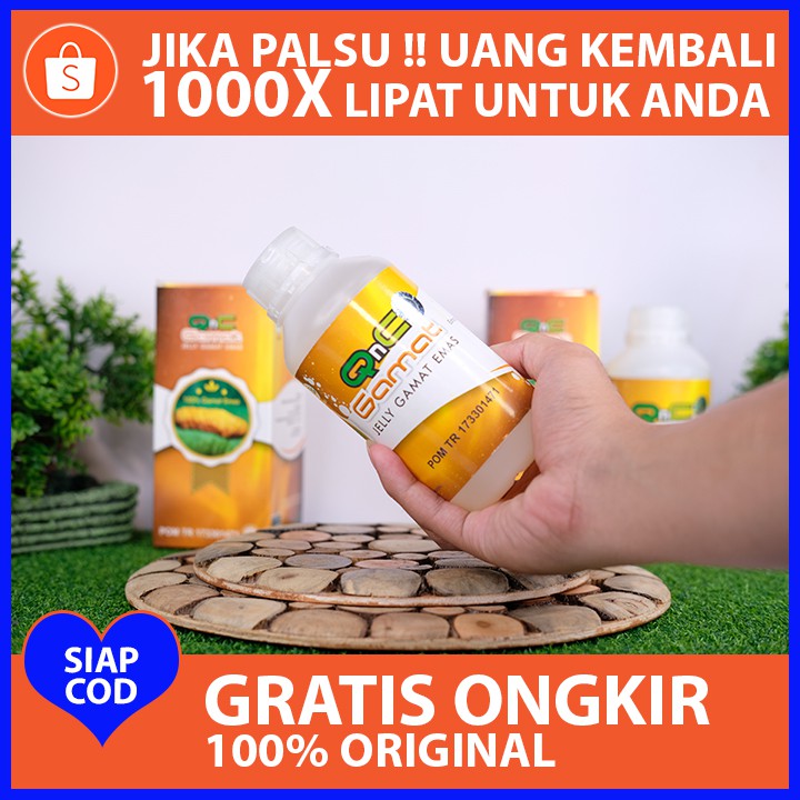 Obat Sinusitis - Obat Pilek Menahun - Hidung Tersumbat - Obat Flu - QnC Jelly Gamat 100% Original