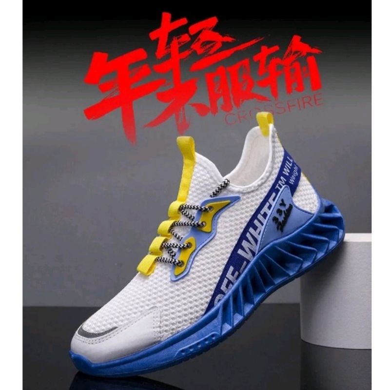 Sepatu Sendal Working Import IMP-03  Sneakers Pria Sneaker Pria  Santai Pria  Karet Pria  Olahraga W