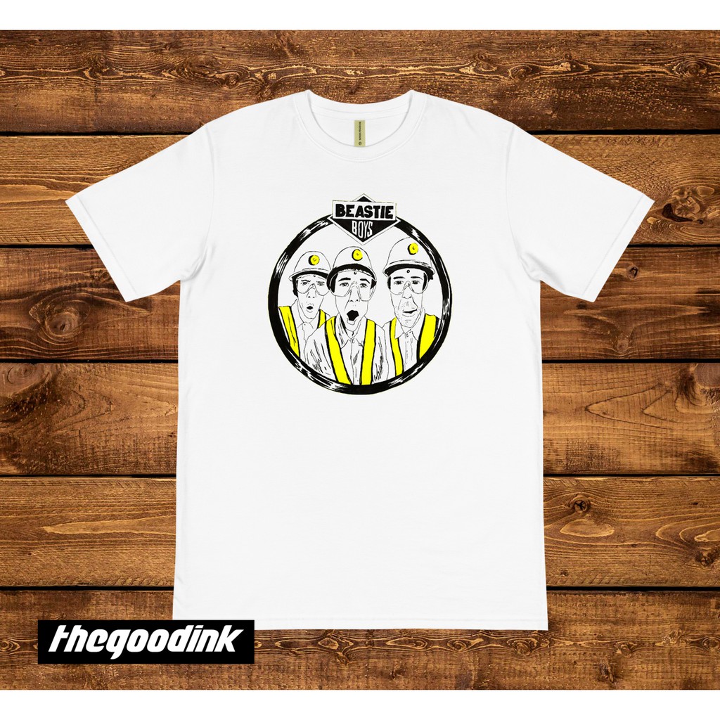 Kaos Beastie Boys Logo Putih - Original Gildan T-shirt DTG Print