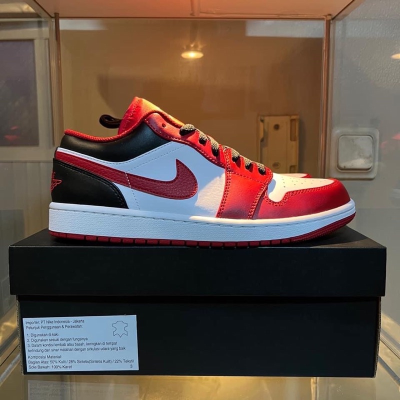 nike air jordan 1 low bulls original 100% pairs hoops point size 8,5 42