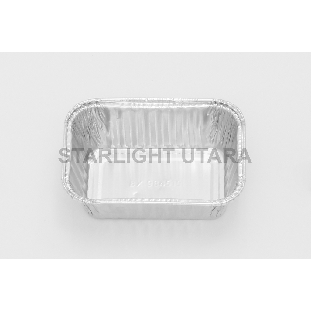 WADAH ALUMINIUM TRAY BX-984519 140ML  - WADAH ALUMINIUM FOIL TRAY BX 984519