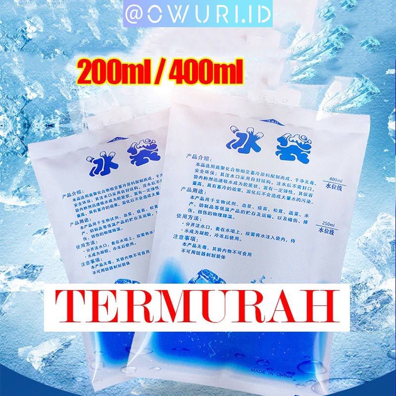 TGM - Ice Gel Pack Jelly Cooler Kantong Air Es Dingin Pendingin Es Serbaguna 100 200 400 600 ML