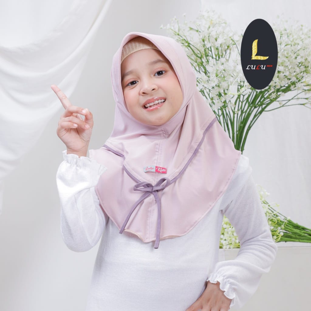 HIJAB INSTAN ANAK TSANIA ORIGINAL LULU HIJAB KERUDUNG ANAK JILBAB INSTAN ANAK BY LULU KIDS HIJAB