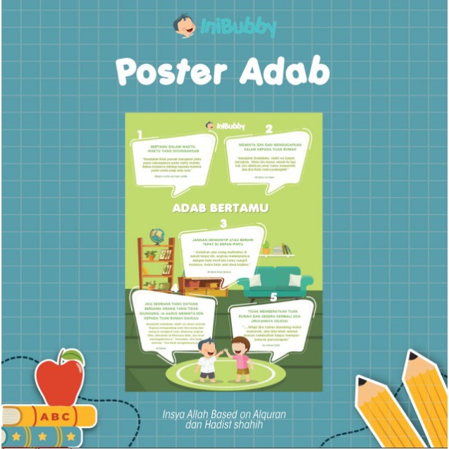 Poster Adab Bertamu Shopee Indonesia