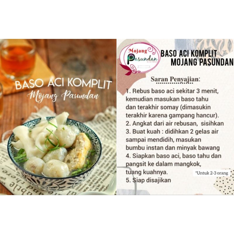 

Bakso Aci Khas Garut.