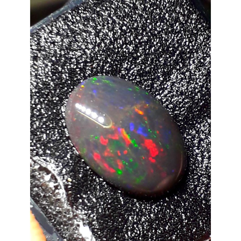 batu kalimaya black opal asli banten top jarong