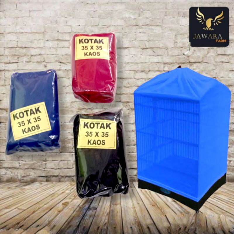 Kerodong Sangkar Kotak 35x35 Bahan KAOS