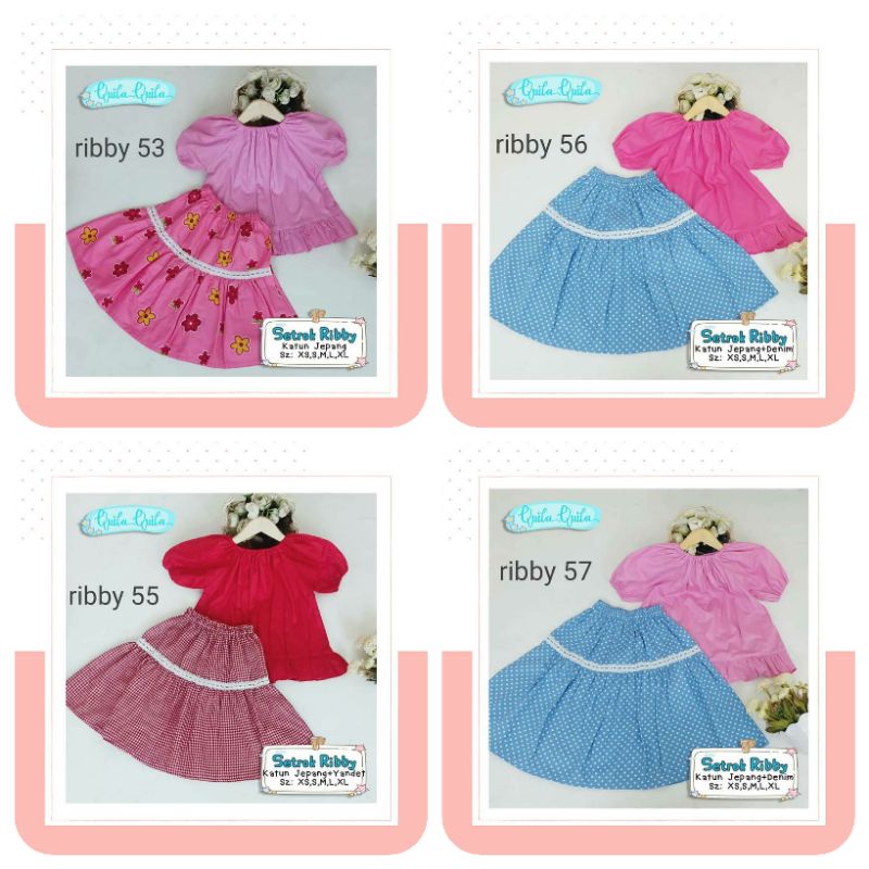 TERBARU SETELAN ROK ANAK MURAH DRESS GAUN BAYI SETROK RUBBY BY QUILA CANTIK LUCU MODERN TERMURAH BAJ