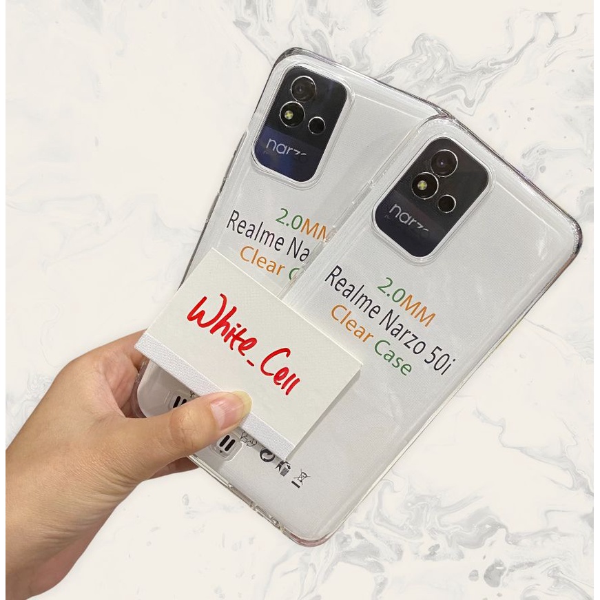 Samsung A14 5G A03 Core A03 REAL A04 A04E Case Ultra Clear HD Premium Transparan Jelly Silicon Softcase  - White_Cell