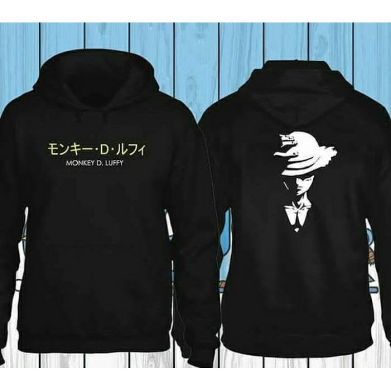 S - XXXXXXL(6XL) HOODIE ANIME ONE PIECE LUFFY BIGSIZE/HOODIE JAKET SHIROHIGE KUROHIGE ZORO LUFFY UNISEX JUMBO