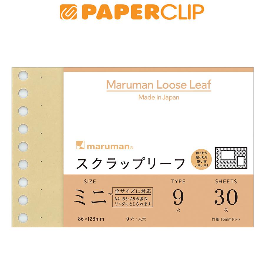 

LOOSE LEAF MINI B7 MARUMAN L1436 30S SCRAP