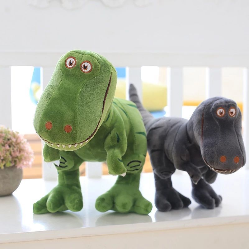 55cm Mainan Dinosaur Plush Toys Cartoon Tyrannosaurus Cute Stuffed Dolls for Kids Boys Gift Boneka