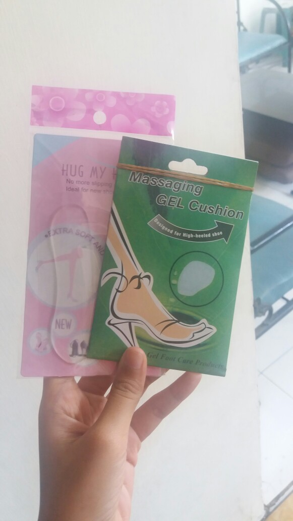 Ft High Heel Shoes Pad Gel Front Insole Silikon Heels Kaki Anti Lecet