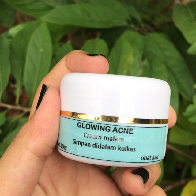 COD night cream Theraskin / cream malam theraskin Glowing Acne /Acne glow