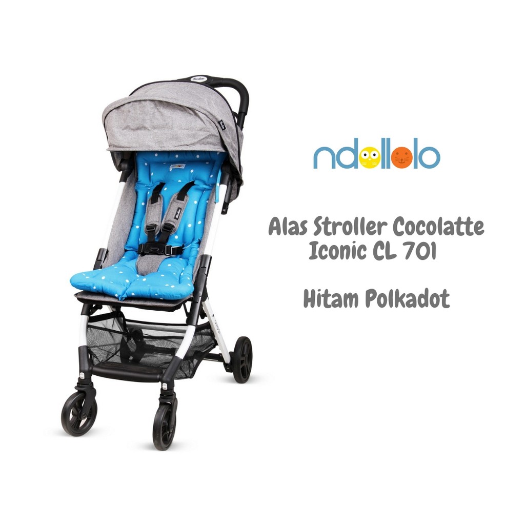 Alas Stroller Strollerpad Iconic CL-701 Pelapis Stroler dan Bantal Stoler Merek Ndollolo