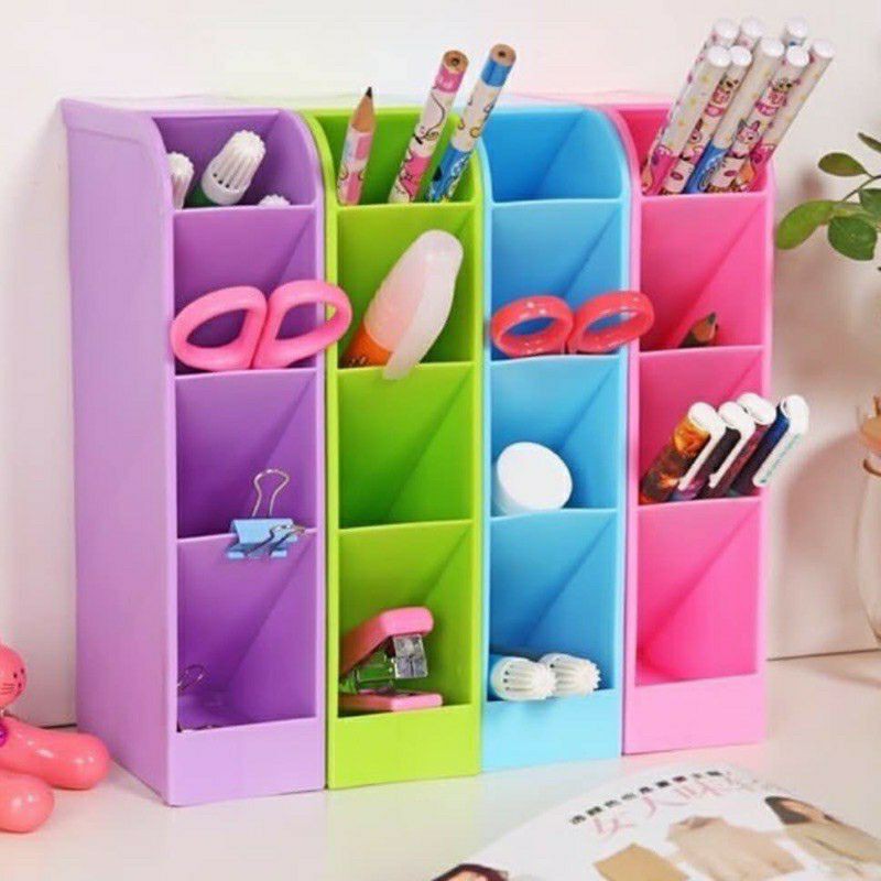 

rak mini 4 sekat / tempat pensil/ serbaguna