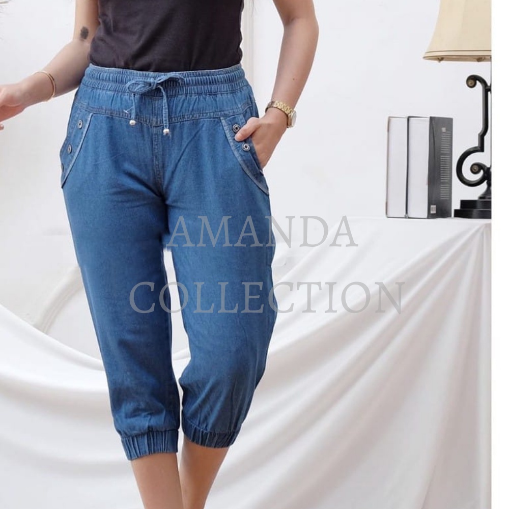 CELANA JOGER PENDEK  LEVIS WANITA 7/8  JUMBO XXXL CELANA JENY PANTS 2021 CELANA CARGO PENDEK WANITA 