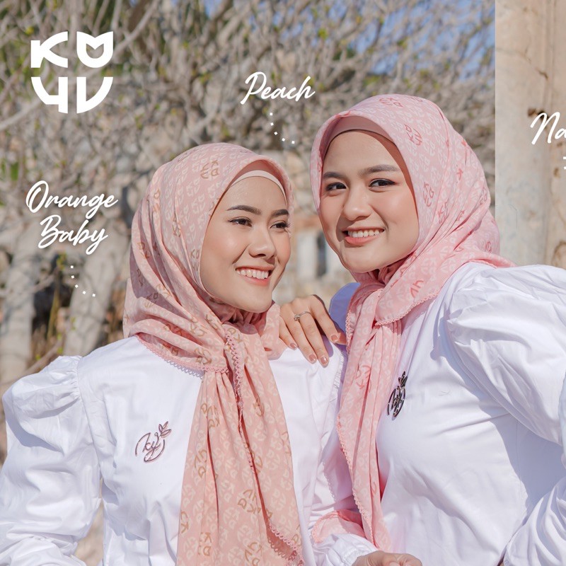 Koyu Hijab Segiempat Viney Jepang Signature Hampers