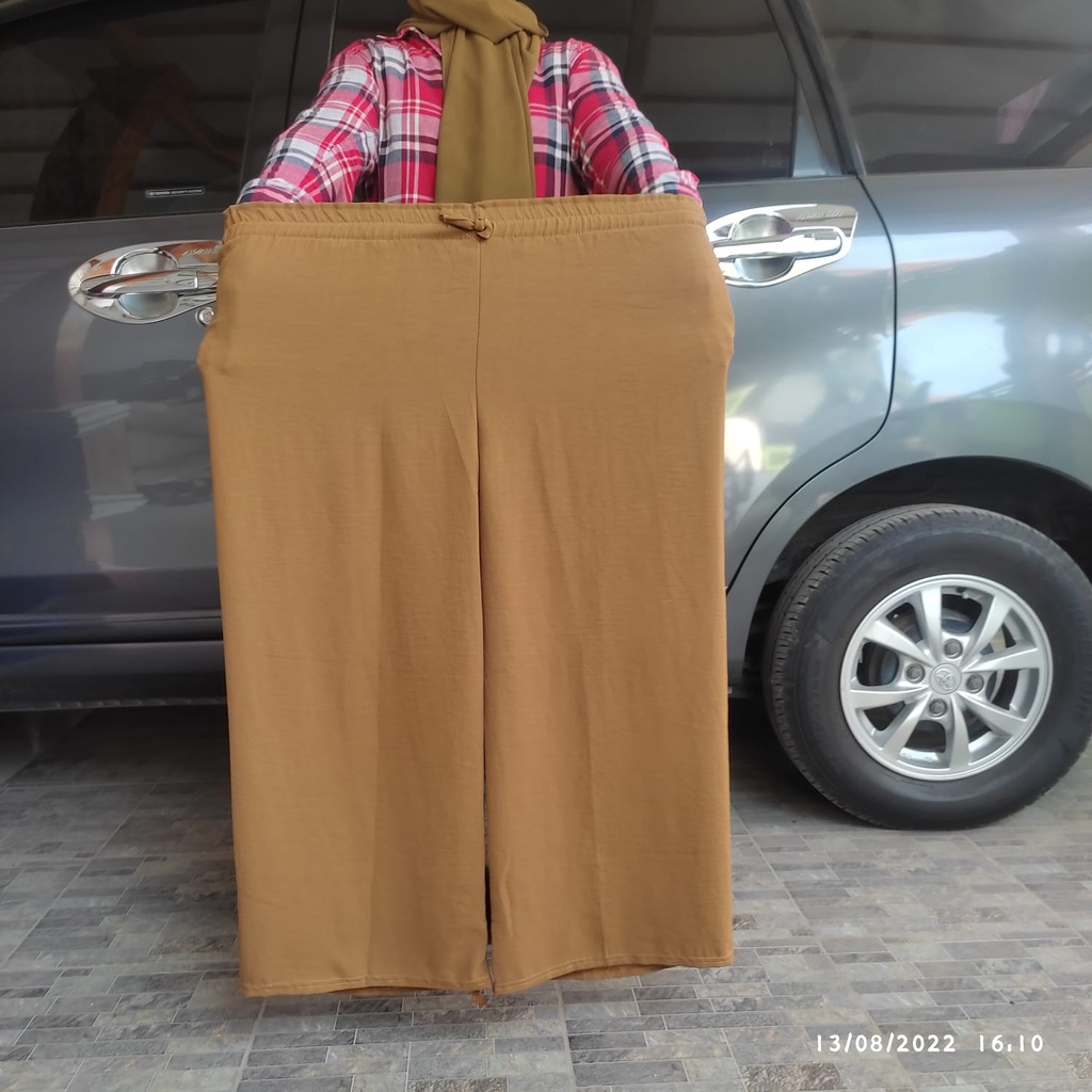 celana krinkel kulot panjang wanita casual airflow premium celana panjang casual XXL