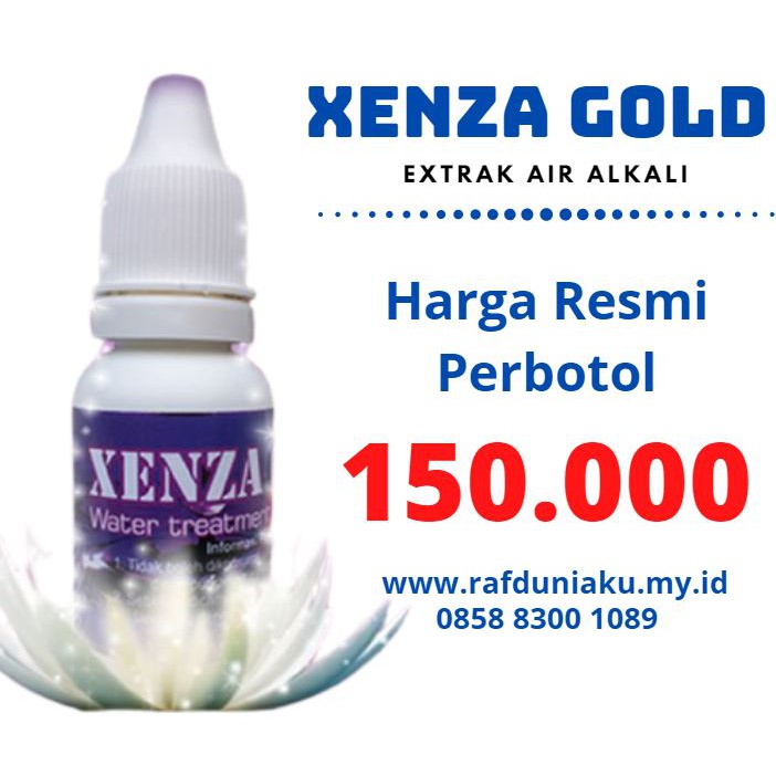 Xenza Gold Extrak Air Alkali Obat Herbal Alami 100 Shopee Indonesia