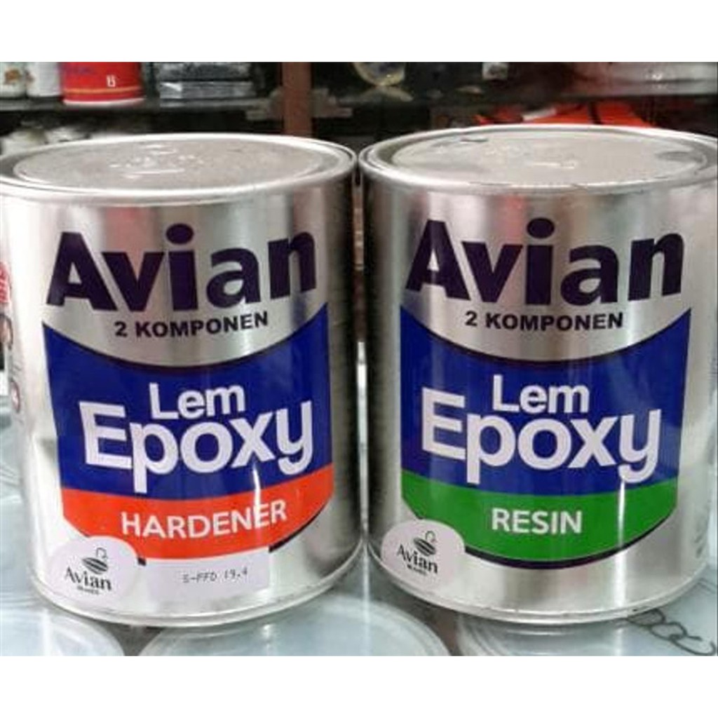 

Lem Epoxy 2 komponen 1,6Kg perset Merk Avian lem serba guna