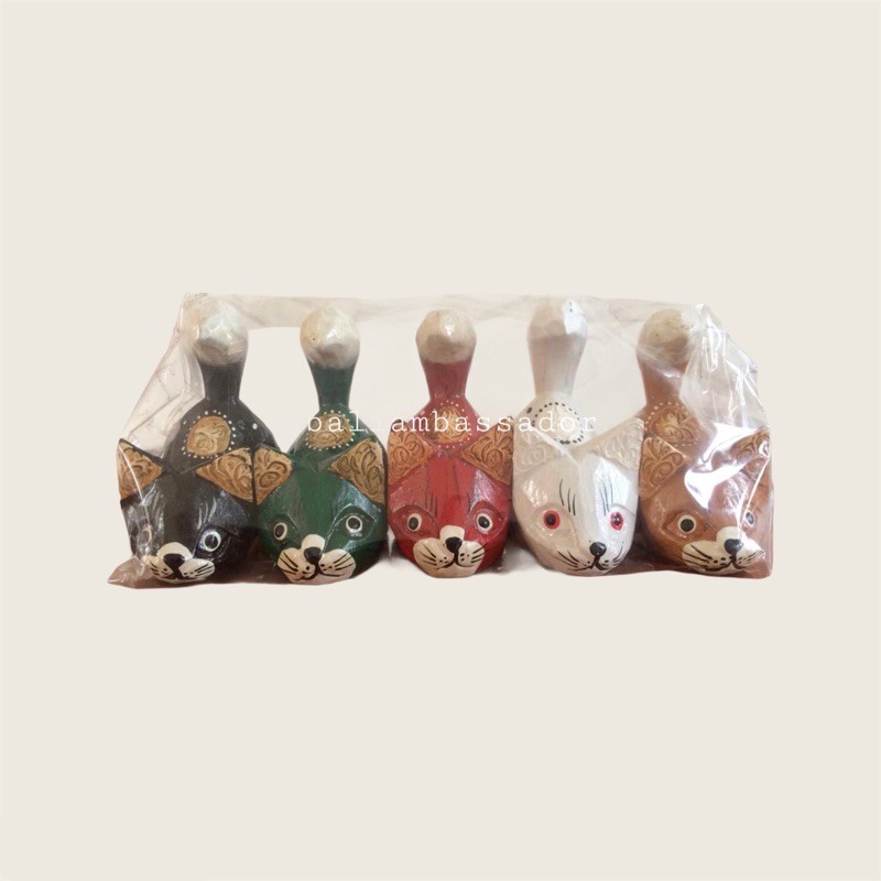 PATUNG KAYU KUCING