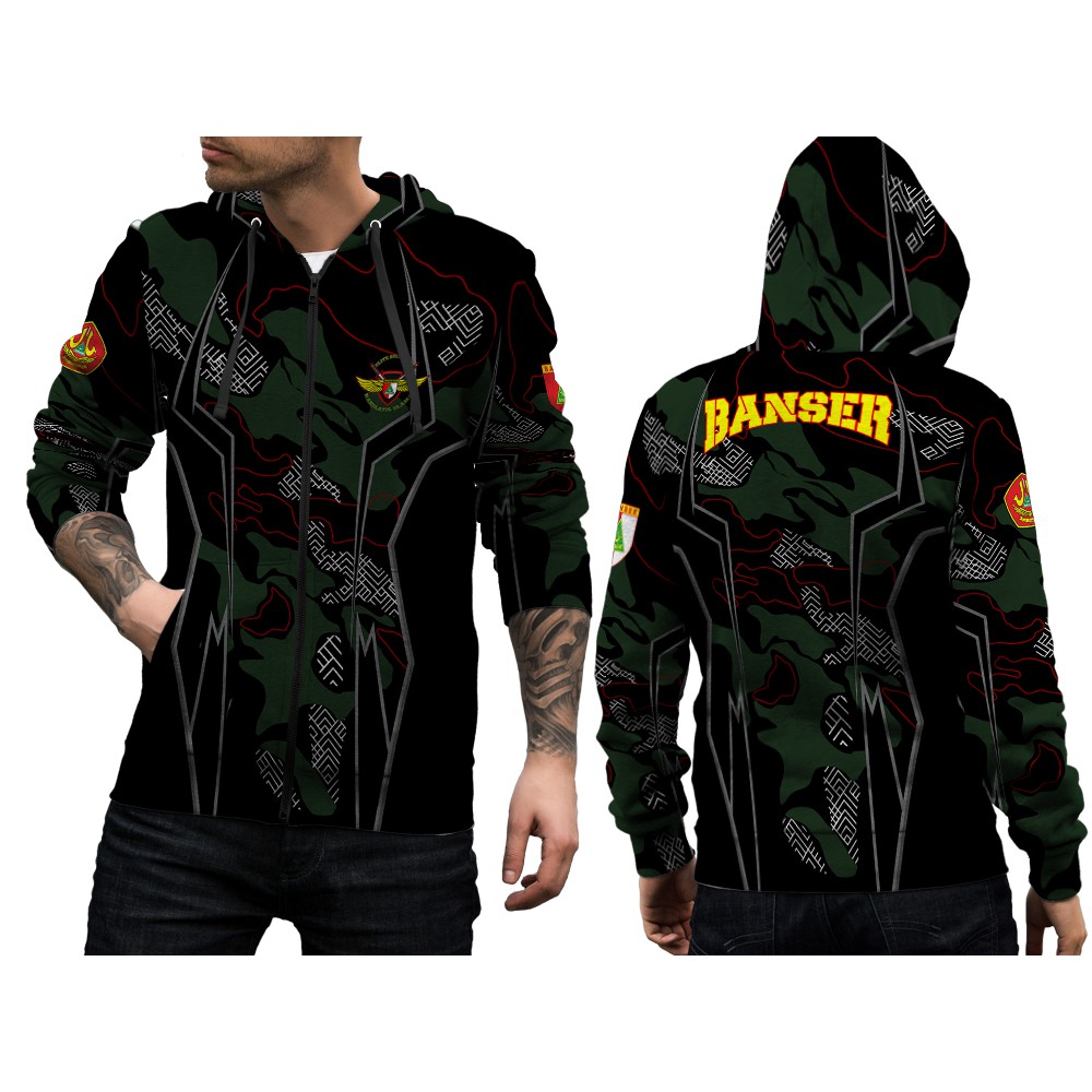 Jaket Banser | Jaket Banser Terbaru Pria | Jaket Banser Printing | Jaket Banser Zipper