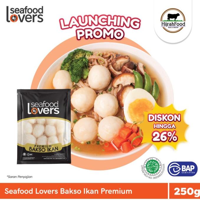 

Seafood Lovers Bakso Ikan Premium / Fish Ball (250 gr)