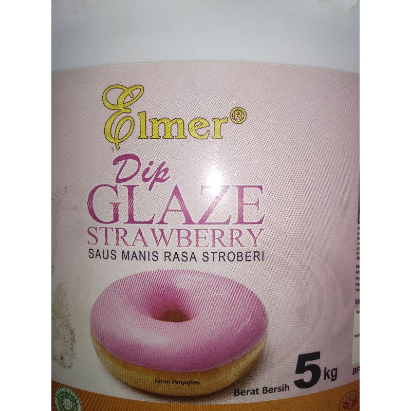 

Dip Glaze Strawberry Elmer 250 gr Repack