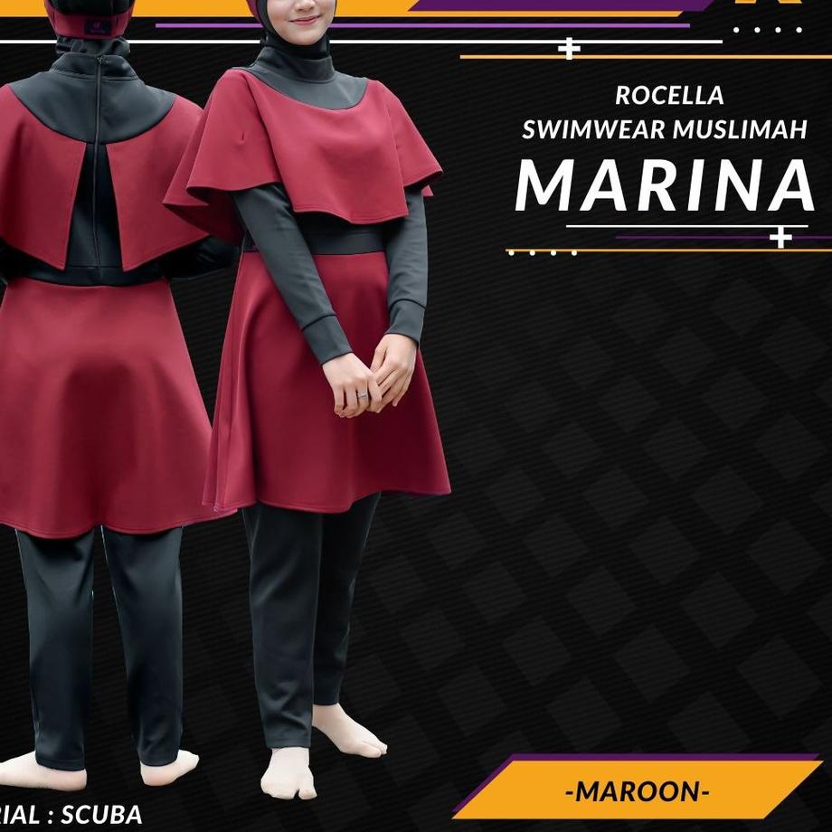 Update Rocella Swimwear - Rocella marina - Baju renang muslimah - Rocella baju Renang - Marina Karin