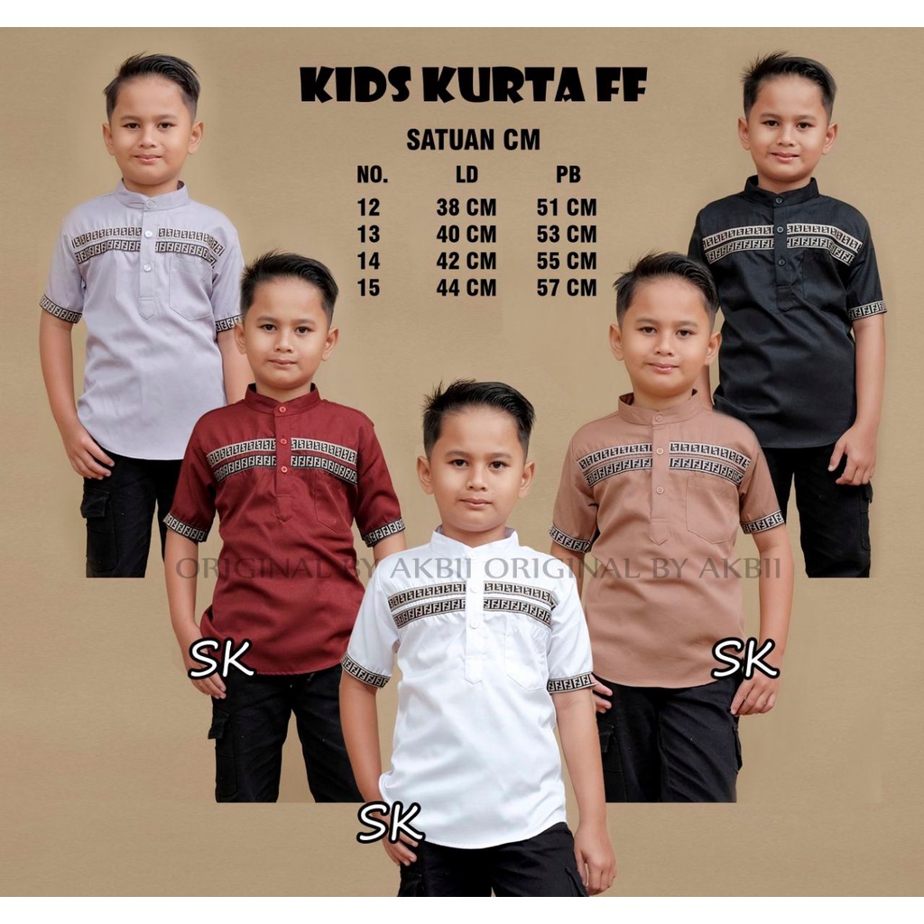 Baju koko kurta anak laki laki/ Baju koko/ Baju koko anak laki laki setelan/ Baju koko anak/ Koko lengan pendek/ Koko toyobo anak varian warna/ Baju muslim anak laki laki