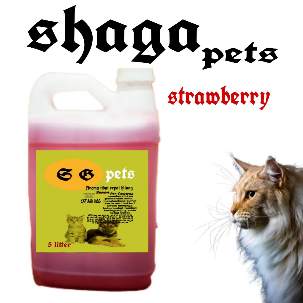 SG PETS SHAMPOO BAKTERI JAMUR ANTI _TICK 5  LITTER SHAMPOO KUCING -ANJING