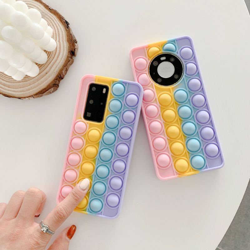 Soft Case Huawei P30 Pro / Casing pop it / Silikon Silicone / Rainbow Case Premium / art case