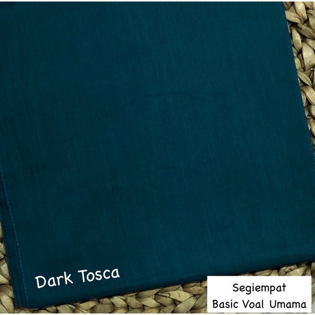 Godiva96 - UMAMA BASIC VOAL HIJAB / JILBAB MEDAN-U.BV. Dark Tosca